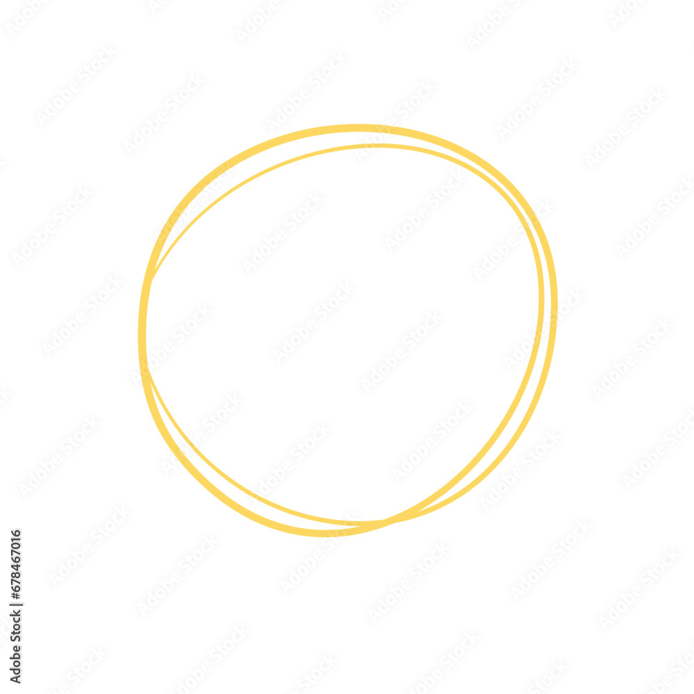 Gold Round Frame Set