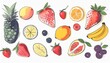 a background of fruit