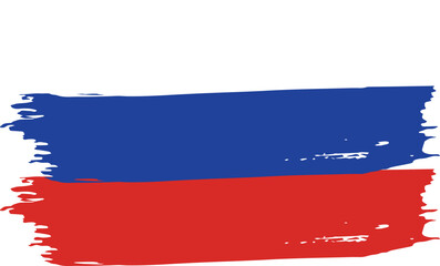 Wall Mural - Strokes of Heritage: Russia National Flag