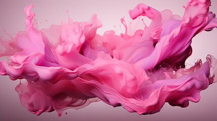 Poster - pink paint splash background