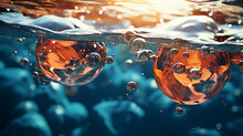 Water Drops On A Glass HD 8K Wallpaper Stock Photographic Image 