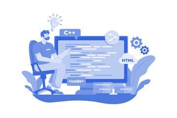 Canvas Print - it professional managing and maintaining information technology systems.