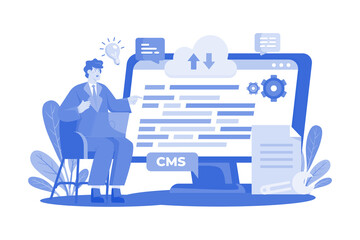 Canvas Print - it manager overseeing the it department and projects.