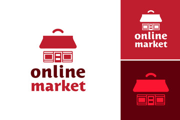 Poster - Online Market Logo is a design asset suitable for online marketplaces or e-commerce platforms, featuring a modern and professional logo design that represents the digital marketplace.