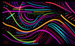 カラフルなレインボー ホーリー ペイント カラー パウダー爆発明るい色分離白ワイド パノラマ背景