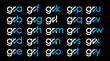 GRA, GRB, GRC, GRD, GRE, GRF, GRG, GRH, GRI, GRJ, GRK, GRL, GRM, GRN, GRO, GRP, GRQ, GRR, GRS, GRT, GRU, GRV, GRW, GRX, GRY Letter Initial Logo Design Template Vector Illustration	
