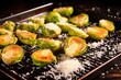 bbq brussel sprouts with a sprinkle of sea salt