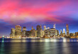 New York City - Lower Manhattan at sunset