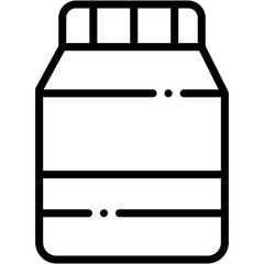 Vector Icon Milk, Milk Bottle, Bottle, Drink, Food, bottle