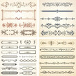 flourish vignette scroll victorian curl swirl typographic certificate calligraphic corner ornamental 