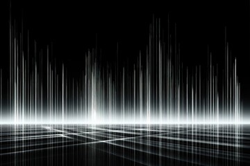 Wall Mural - an abstract wallpaper against a black background, creating a visually captivating and dynamic compos