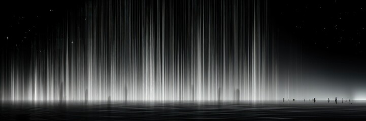 Wall Mural - an abstract wallpaper with a black background, in a wide format, creating a composition that conveys