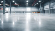 © Wararat - Empty of Polished concrete floor clean condition and space for industry product in factory for manufacturing production plant or large warehouse.