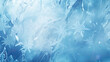 light blue ice frost wallpaper background with snowflakes and cool ice created with Generative AI Technology