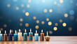 Candles on a homogeneous background - Hanukkah celebration