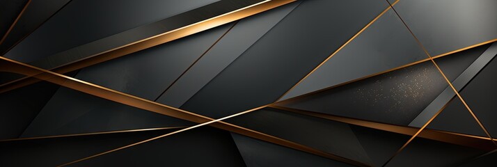 Abstract luxury seamless wallpaper pattern background with gold foil, lines, geometric shapes. Generative AI, AI