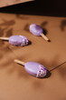 © AntAlexStudio - popsicle ice cream in purple glaze