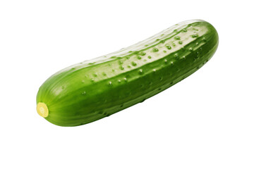 Poster - A cucumber on a white transparent background