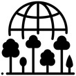 environment glyph style icon
