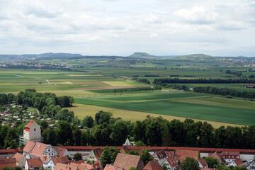 Poster - Blick vom Daniel in Noerdlingen