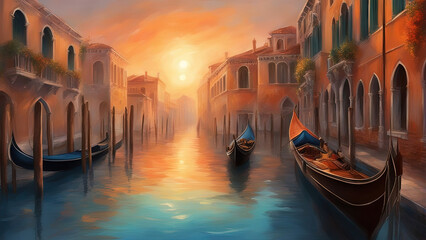 Wall Mural - Venice, gondola