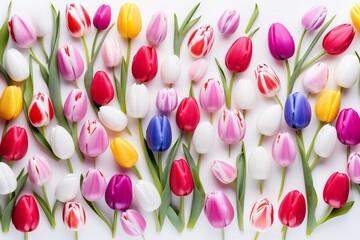  Vibrant Tulips: Blooms of Delight