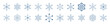 20 snow snowflake set minimal simple thin line winter holiday season celebrate white christmas frozen ice sparkling vector illustration graphic design art