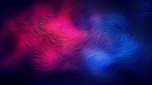 Abstract Texture Background In The Form Of A Fingerprint. Ai Generative