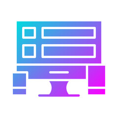 Wall Mural - responsive design icon
