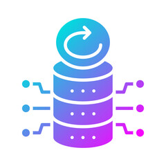 Wall Mural - Database Backup Icon