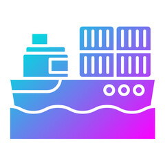 Poster - Cargo Ship Icon