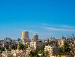 Amman Jordan Landscape city blue sky