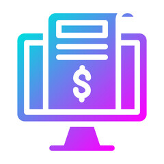 Wall Mural - subscription model icon
