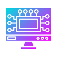 Wall Mural - software development icon