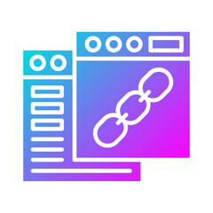 Canvas Print - Backlink Icon