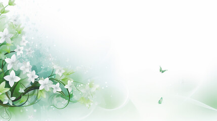 Wall Mural - spring green background