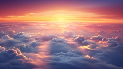 Wall Mural - dawn sky view