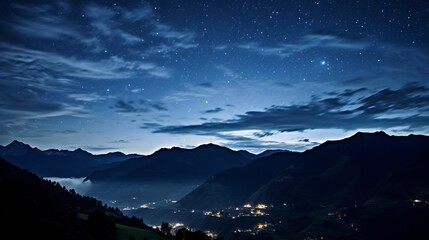 Wall Mural - beautiful night sky
