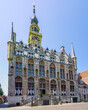 The richly decorated town hall on the Markt in the historic town of Veere