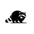 Raccoon Vector Logo Art