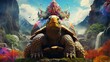 Realistic bowser has a turtle likeness beautiful image Ai generated art