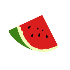 Sticker - fresh watermelon slices doodle