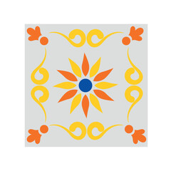 Sticker - mexico talavera poblana handmade