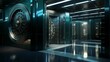 Image of a private bank vault.