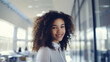© MalamboBot/Peopleimages - AI - Happy, woman or student portrait smiling, at university, college or school. Confident, African American and motivated youth female for studies, learning and higher education