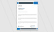© rajjak vect - Creative latter head design, Business latter head template