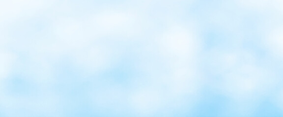 Wall Mural - vector artistic blurry blue wallpaper background, beautiful panoramic blurred blue white gradient ba