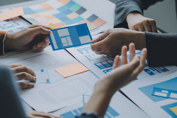 ux graphic designer creative sketch planning application process development prototype wireframe for