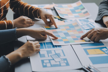 ux graphic designer creative sketch planning application process development prototype wireframe for