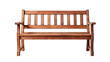 © Custom Media - Wooden Park Bench Isolated on Transparent or White Background, PNG